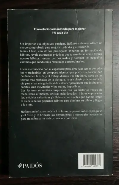 Libro Hábitos Atómicos de James Clear - miniatura 3