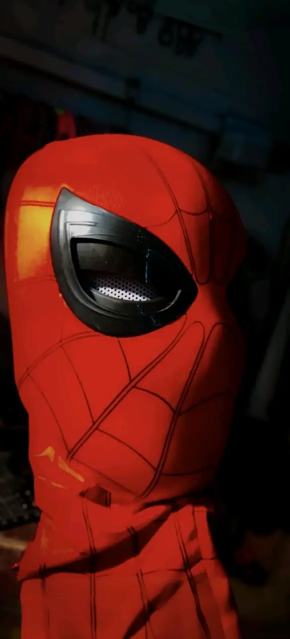 Máscara de superhéroe Spider-Man en negro y - 6