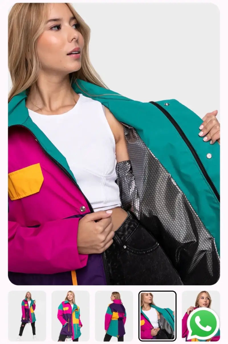 Parka Jackdaw multicolor para mujer - 2