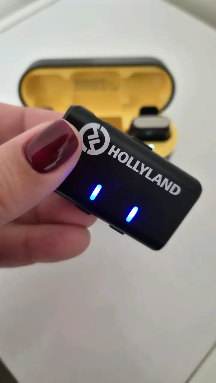 Micrófono inalámbrico Hollyland con estuche de carga - 2