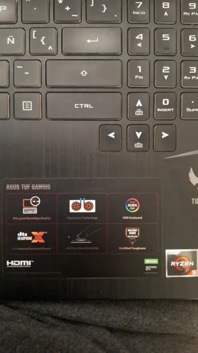 Laptop ASUS TUF Gaming Ryzen 5 en buen estado - miniatura 4