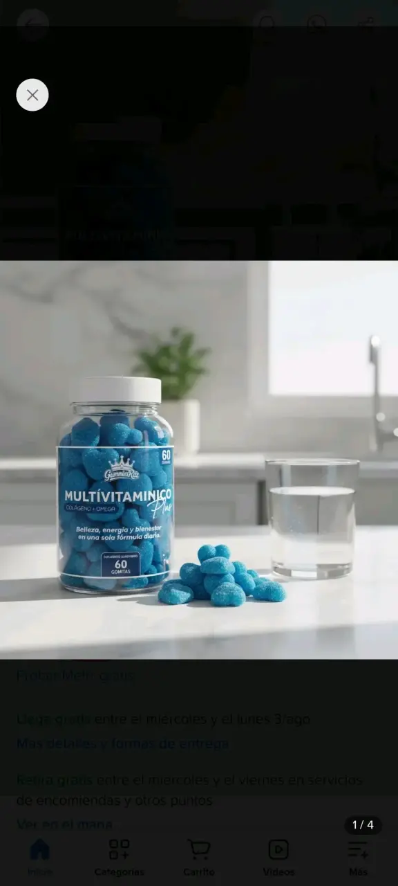 Gomitas Multivitamínicas Plus con Colágeno y Omega - 2
