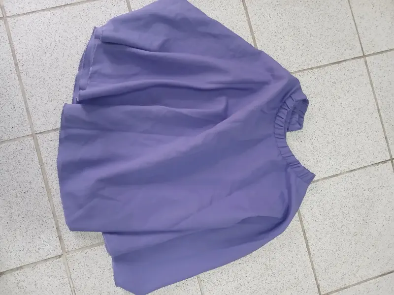 Falda amplia color lila para mujer(L-Xl)