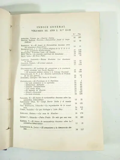 Empastado Revista Política y Espíritu, 1946. - miniatura 3