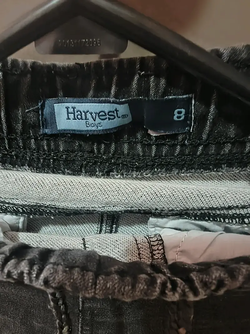Pantalones cargo negros para hombre con bolsillos - 3