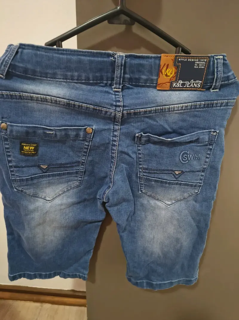Bermudas de mezclilla para hombre estilo casual - 2