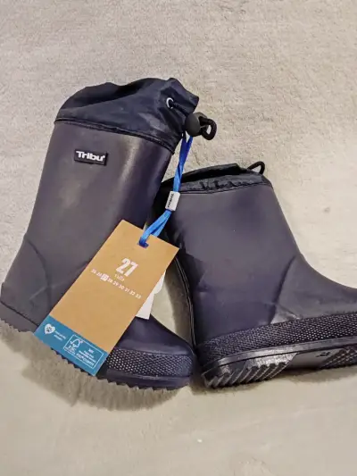 Botas de lluvia para niños Tribu talla 27 - miniatura 1