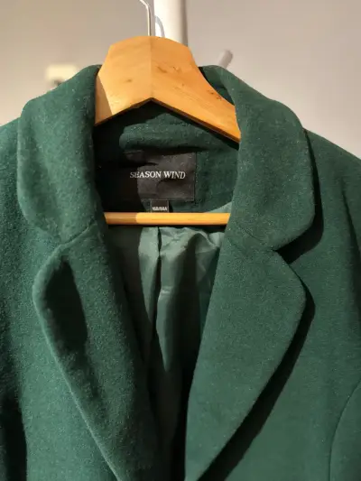 Abrigo verde talla XS - miniatura 4