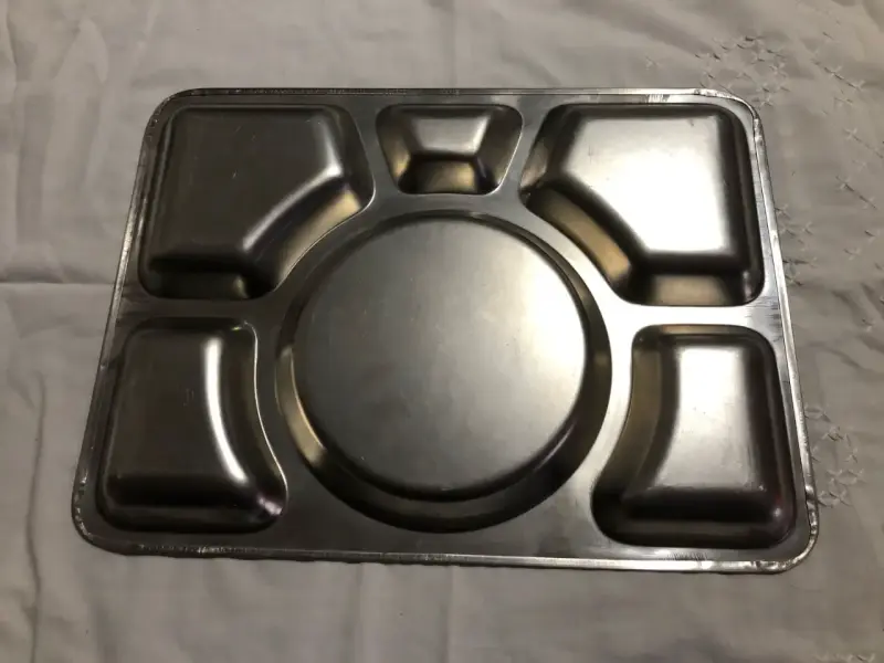 Bandeja de acero inoxidable para comidas - 2