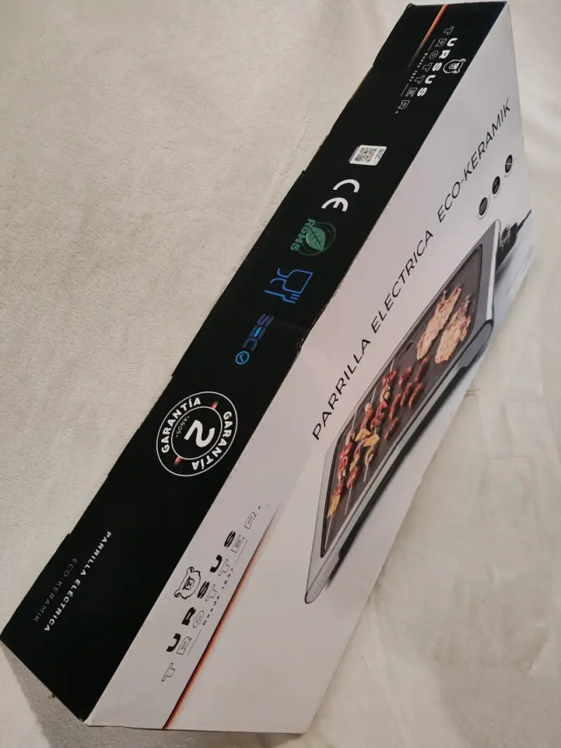 Parrilla Eléctrica Ursus Trotter Eco-Keramik 2200W - 2