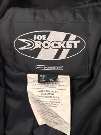 Chaqueta de moto Joe Rocket Ballistic roja y negra - miniatura 3
