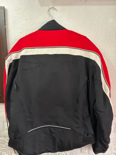 Chaqueta de moto Joe Rocket Ballistic roja y negra - miniatura 4