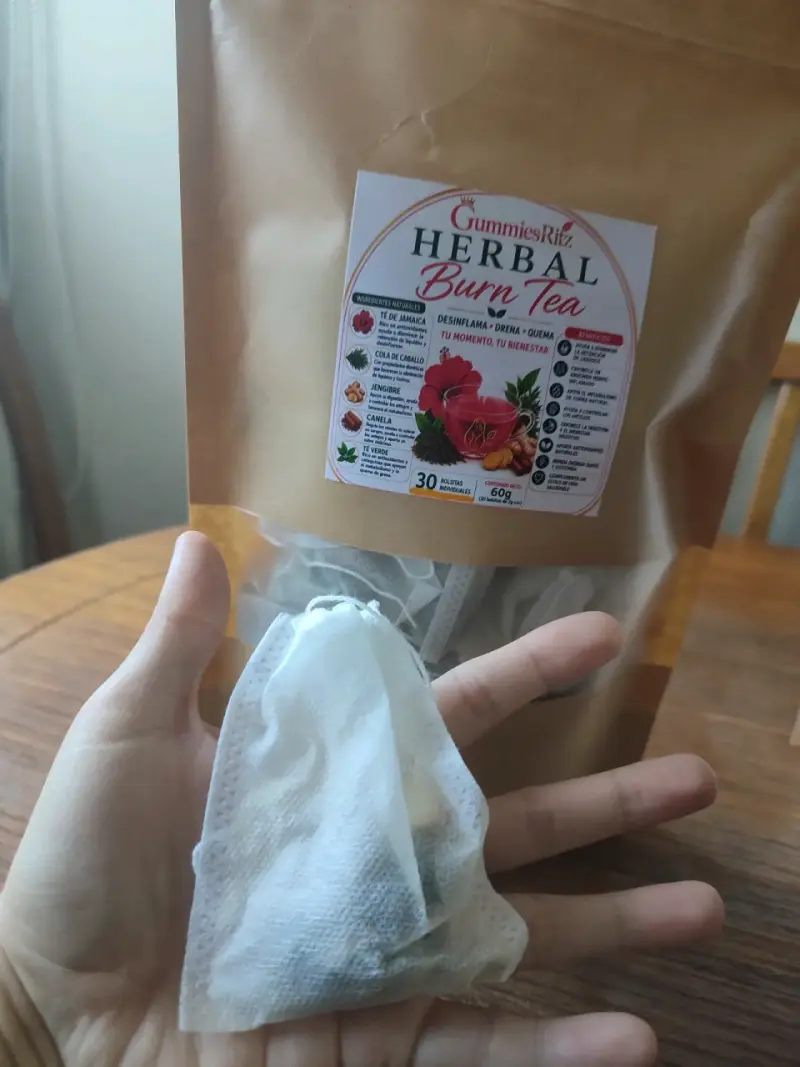Té Herbal Burn GummiesRitz 30 Bolsitas - 2