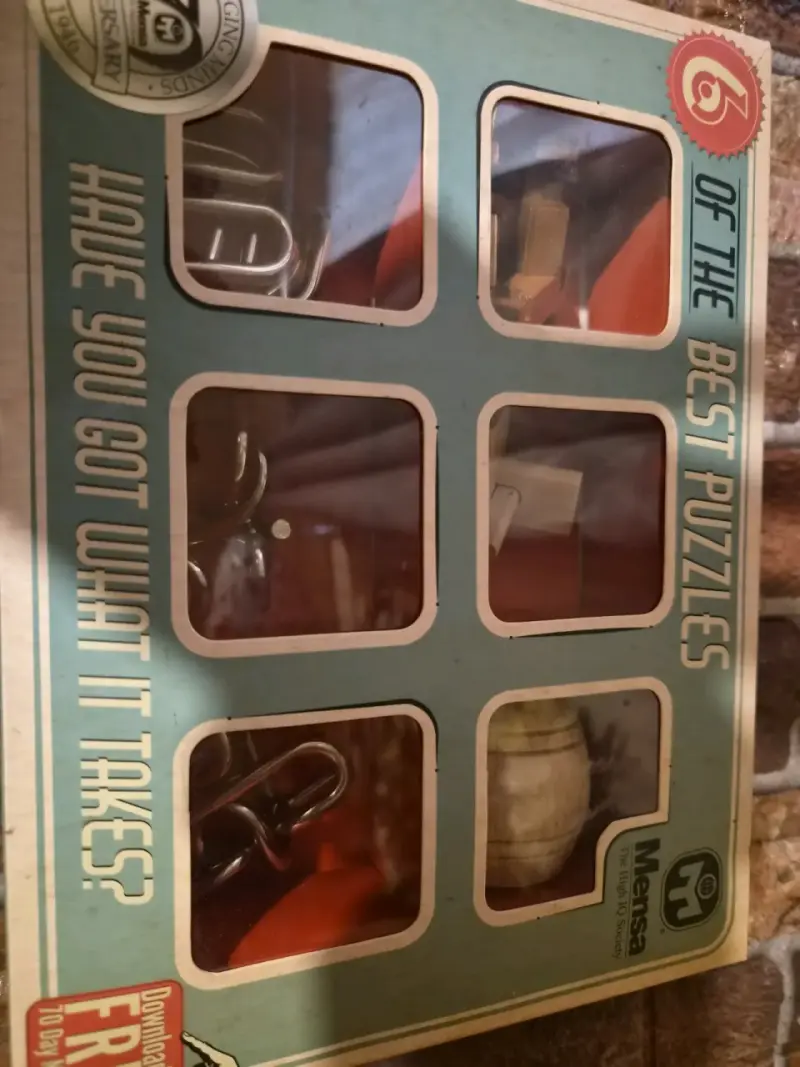 Juego de Ingenio Mensa 6 Puzzles - 2