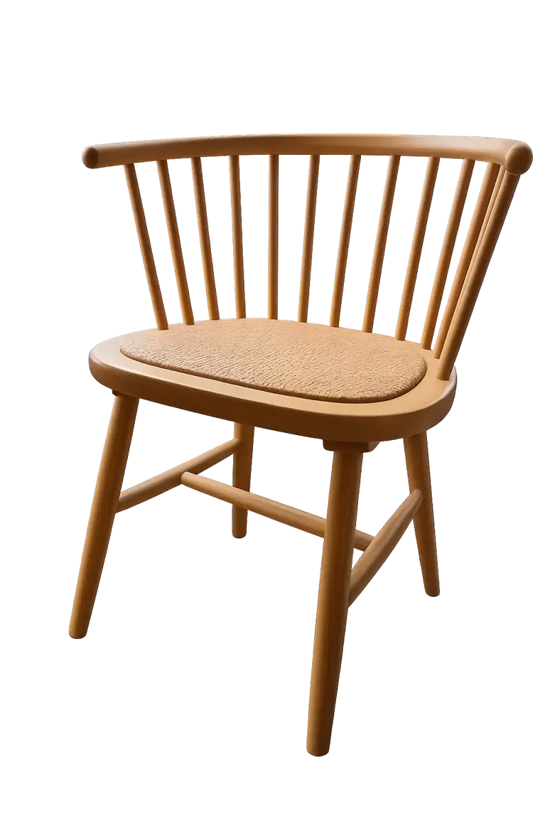 Silla de Madera Estilo Nórdico - 3
