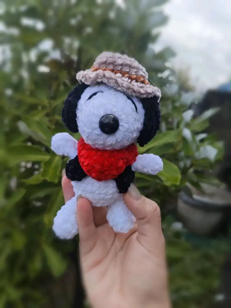 Llavero de peluche Snoopy 15cm aprox - 1