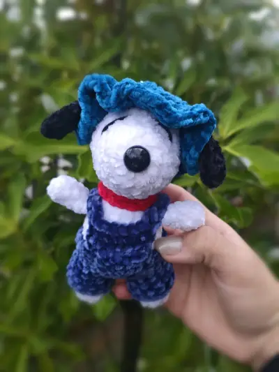 Llavero de peluche Snoopy 15cm aprox - miniatura 2