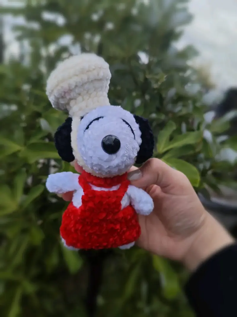 Llavero de peluche Snoopy 15cm aprox - 3