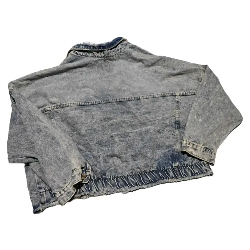 Chaqueta de mezclilla corta estilo vintage - 2