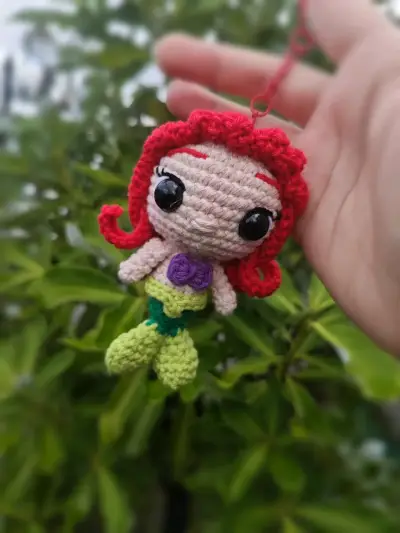 Llaveros amigurumi de princesas Disney - miniatura 3