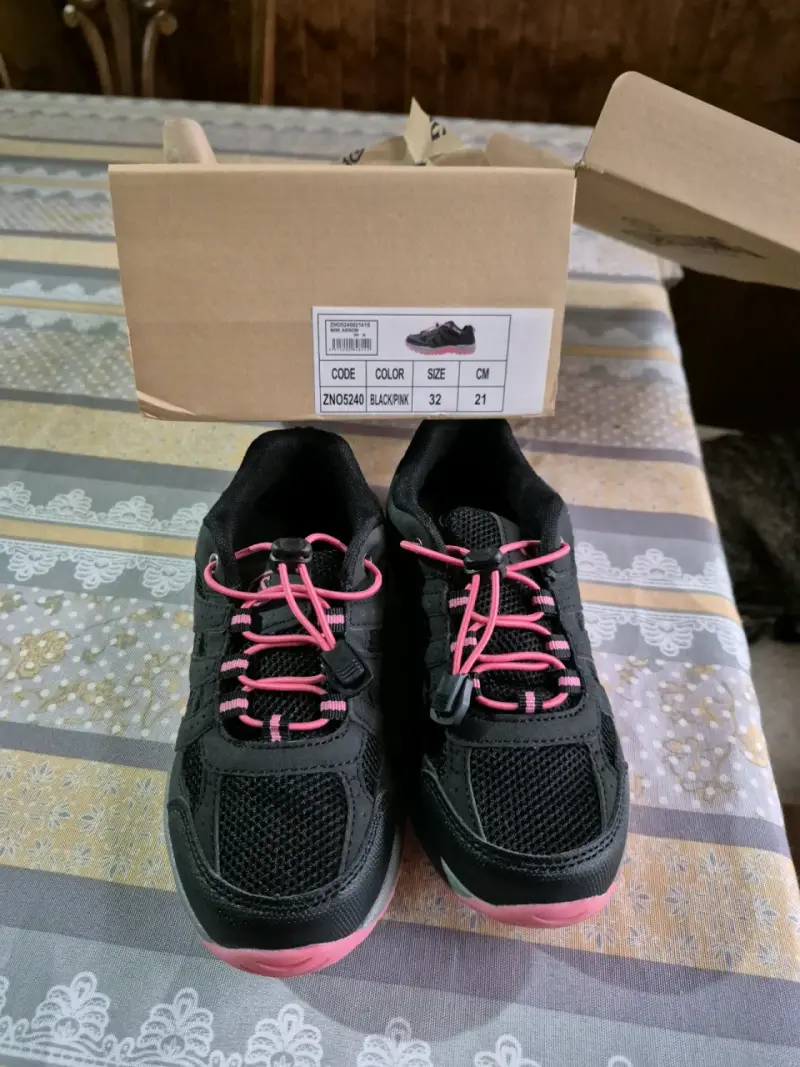 Zapatillas deportivas Spalding negras y rosadas para niña - 2