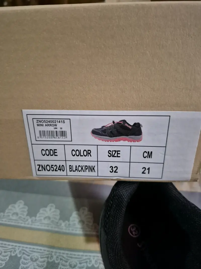 Zapatillas deportivas Spalding negras y rosadas para niña - 3