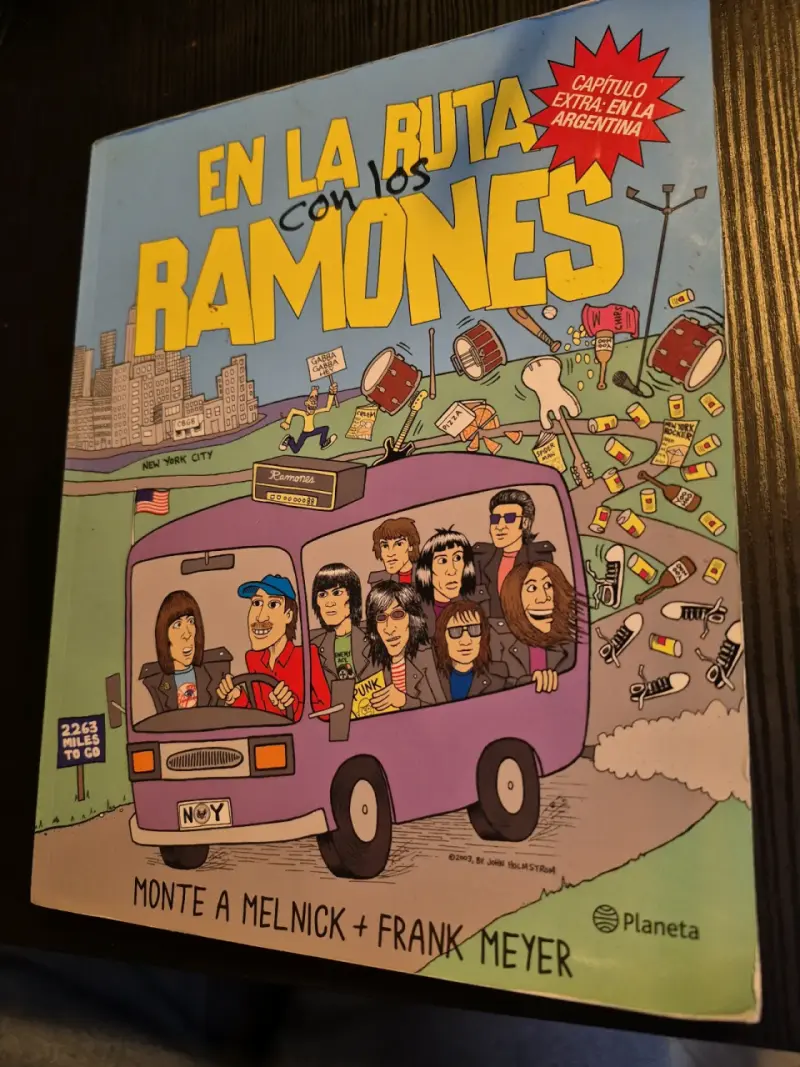 Libro 'En la Ruta con los Ramones' de Monte A Melnick - 1