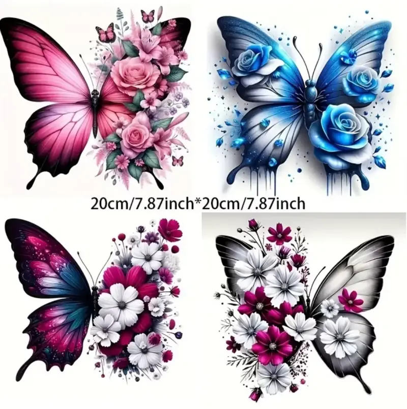 Set de adhesivos decorativos de mariposas - 1
