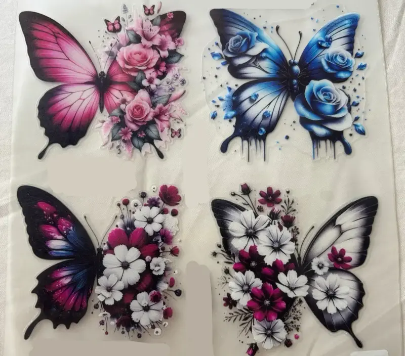 Set de adhesivos decorativos de mariposas - 2