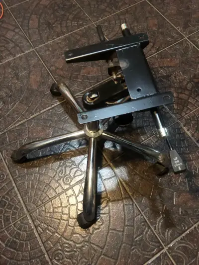 Base de silla de oficina giratoria cromada - miniatura 2
