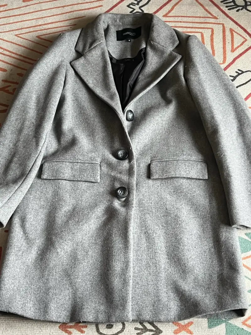 Abrigo gris para mujer Marquis