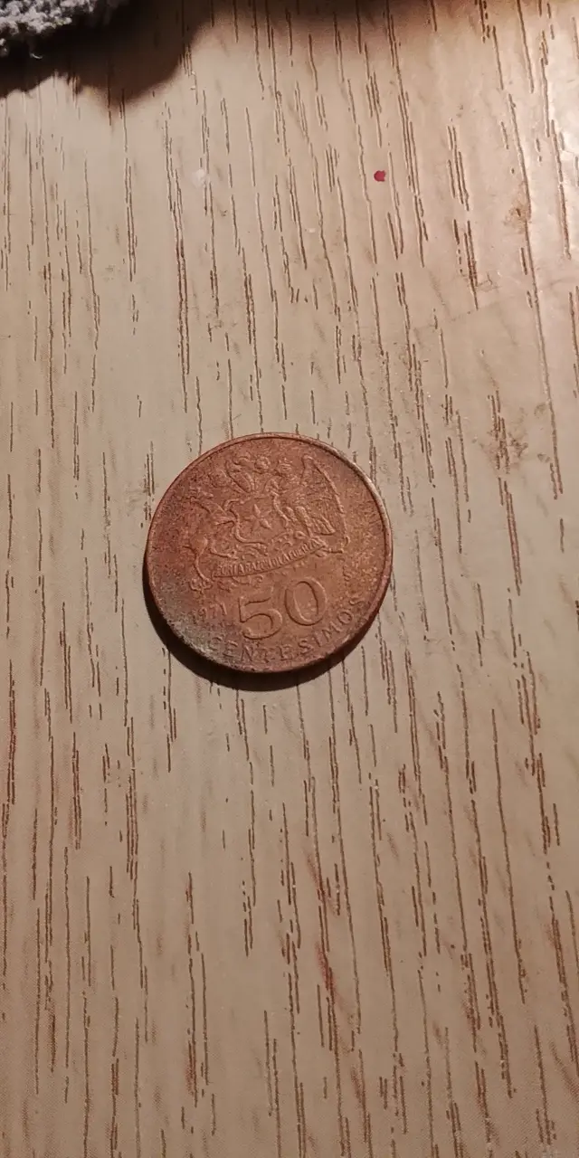 Moneda antigua chilena de colección - 2