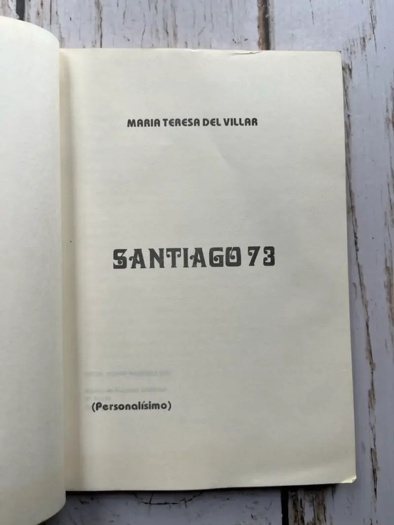 Libro 'Santiago 73' de María Teresa del Villar - 3