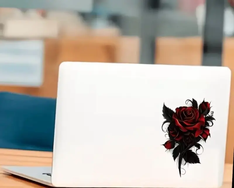 Adhesivos decorativos de rosas - 2
