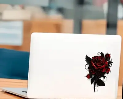 Adhesivos decorativos de rosas - miniatura 2