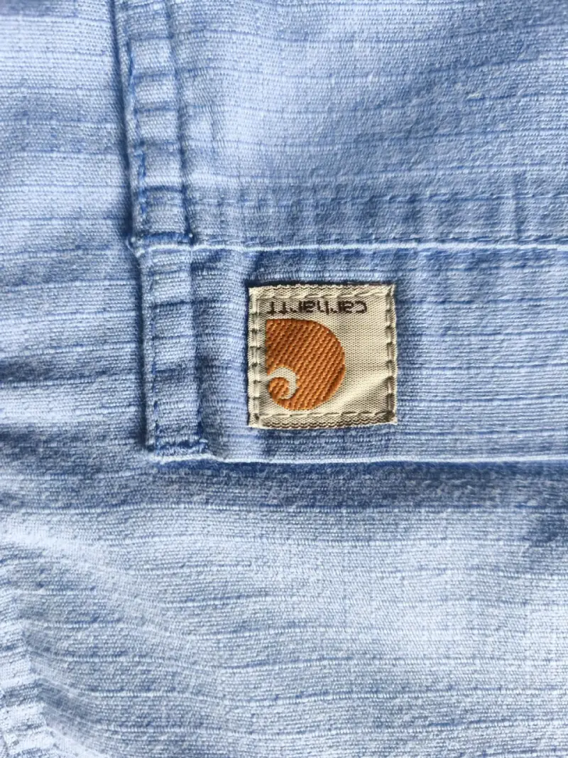 Polera clínica Carhartt celeste  M para hombre - 2