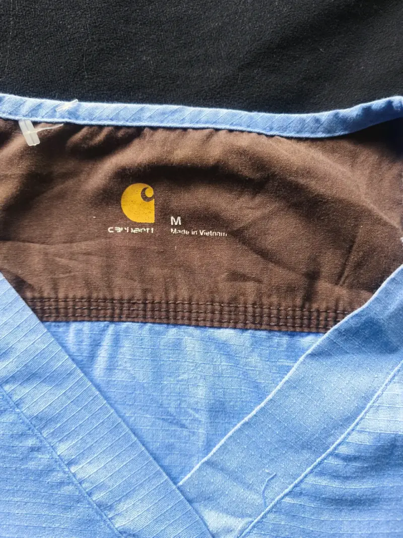 Polera clínica Carhartt celeste  M para hombre - 3
