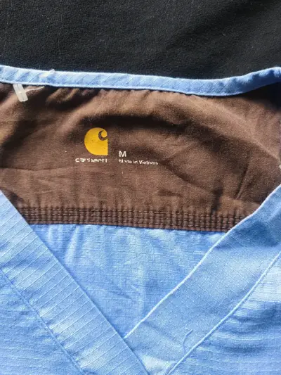 Polera clínica Carhartt celeste  M para hombre - miniatura 3