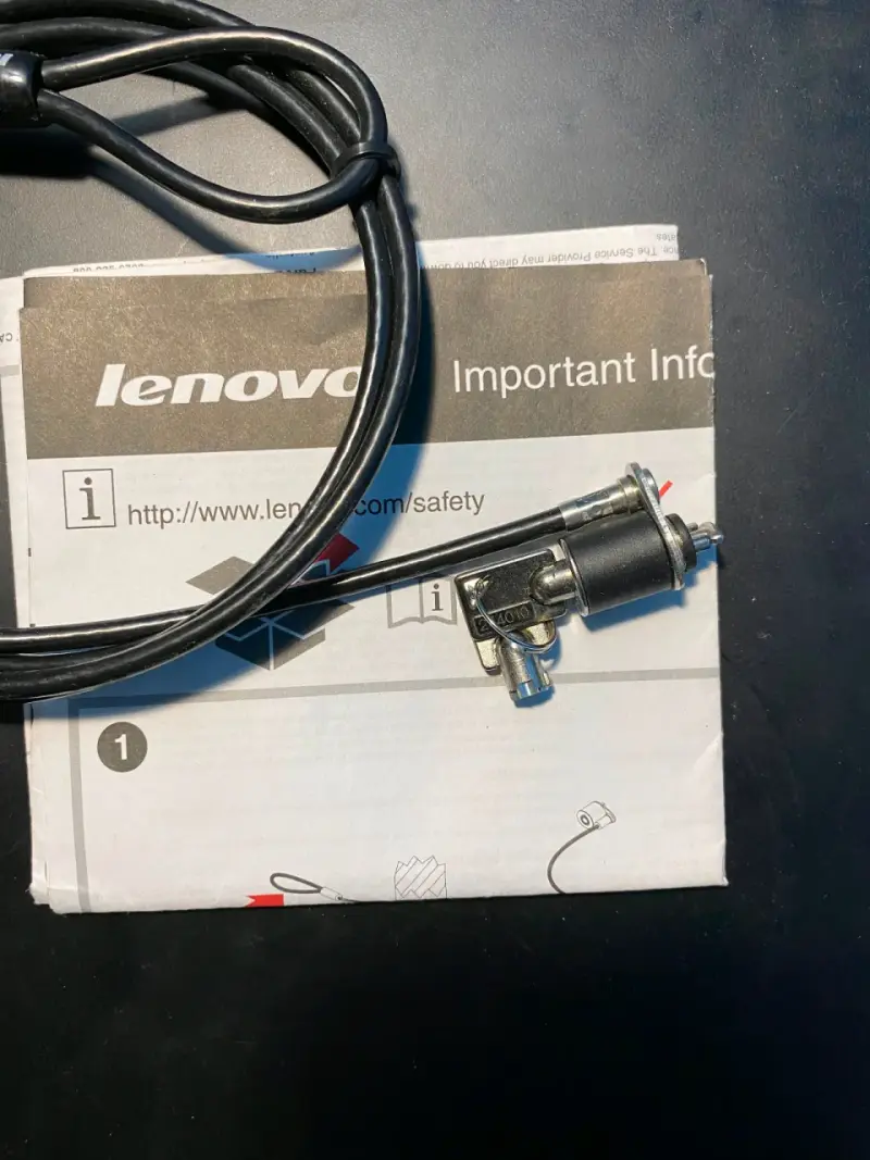 Cable de Seguridad Lenovo Original con Llaves - 2