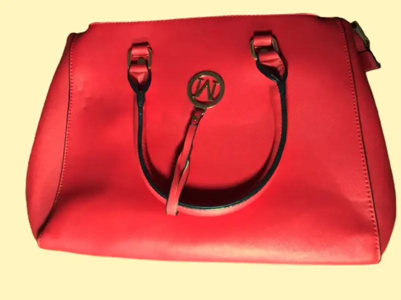 Bolso de mano rojo elegante - 4