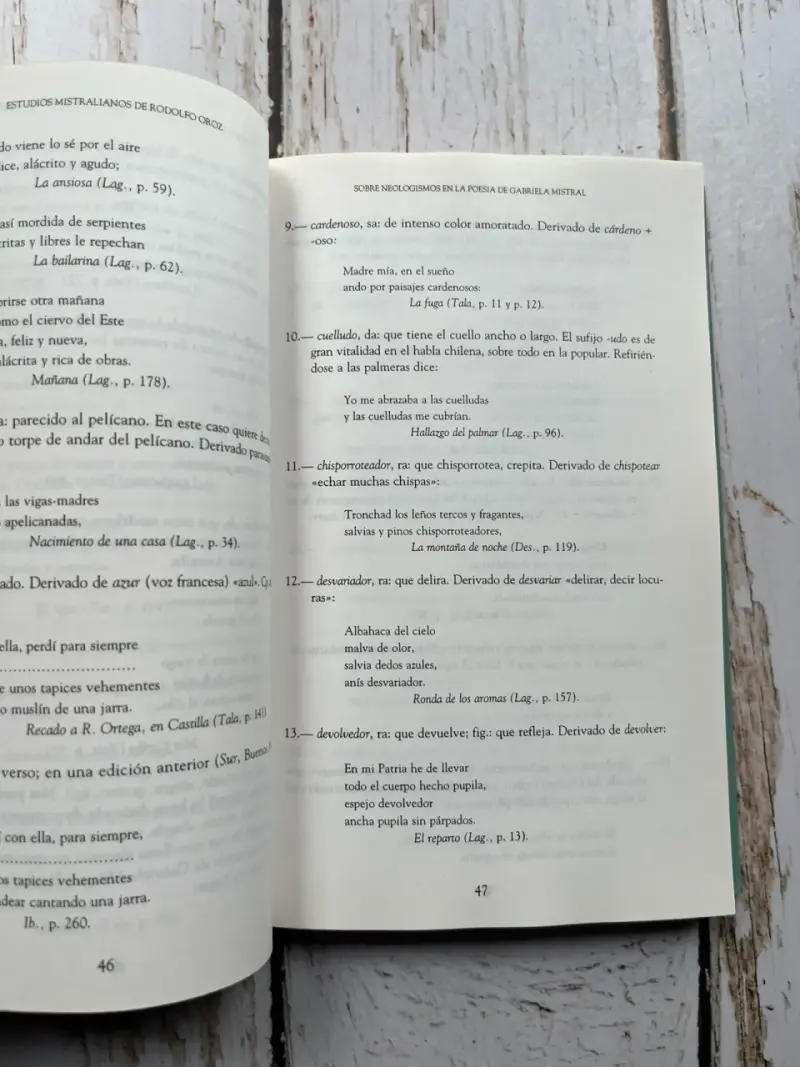 Libro 'Estudios Mistralianos de Rodolfo Oroz' - 5