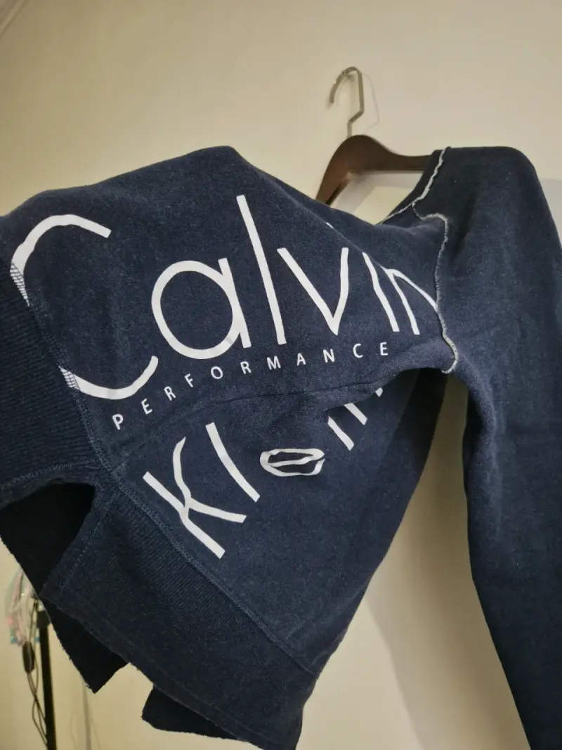 Polerón Calvin Klein Performance azul oscuro - 3