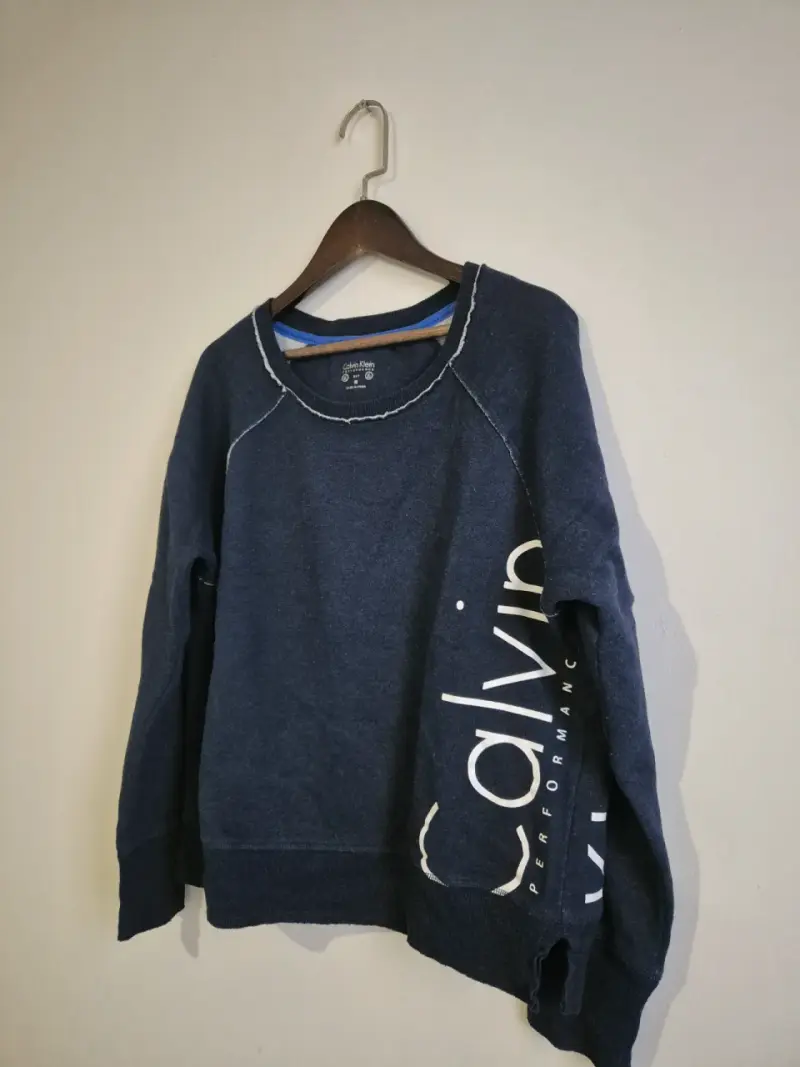 Polerón Calvin Klein Performance azul oscuro - 4