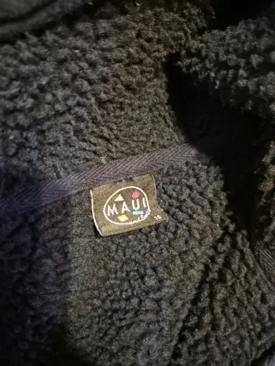 Polerón con capucha negro Maui forrado - miniatura 3