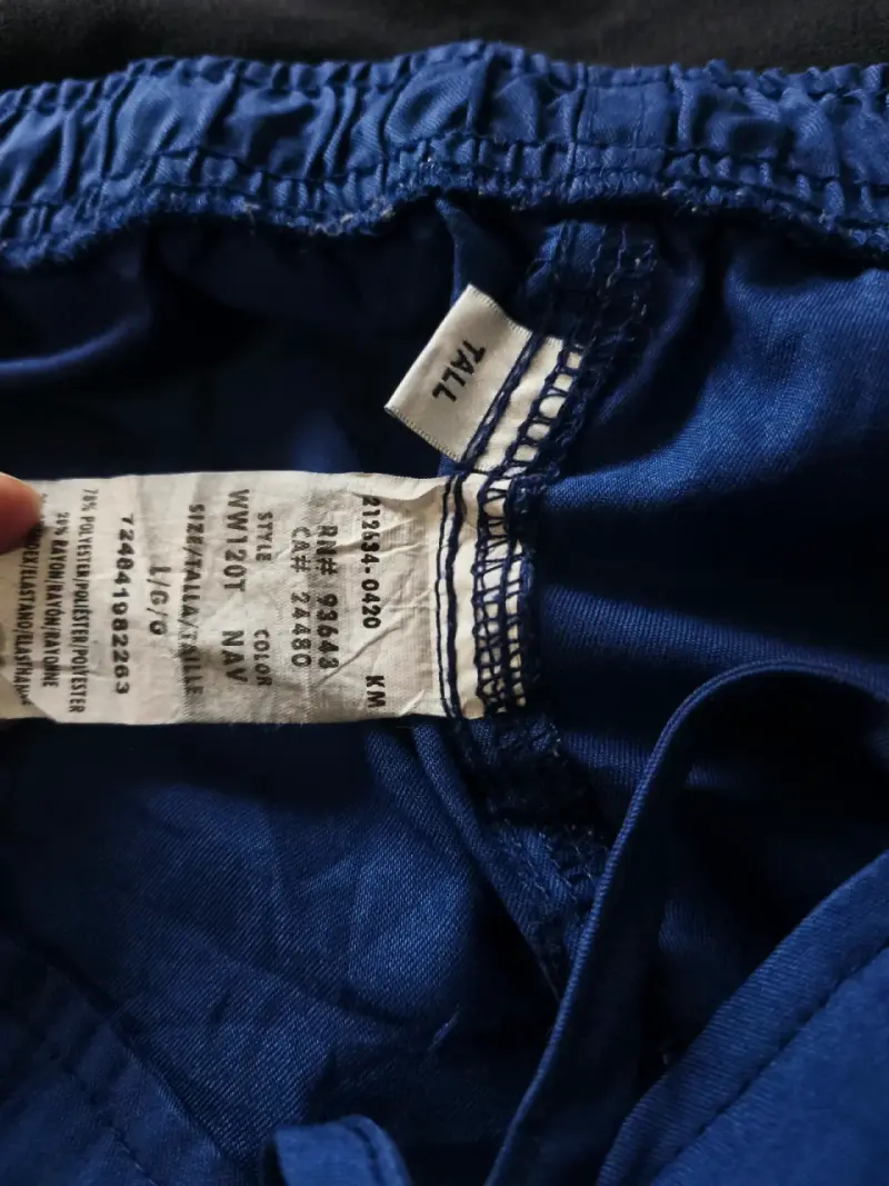 Pantalón médico azul marino Cherokee talla L - 4