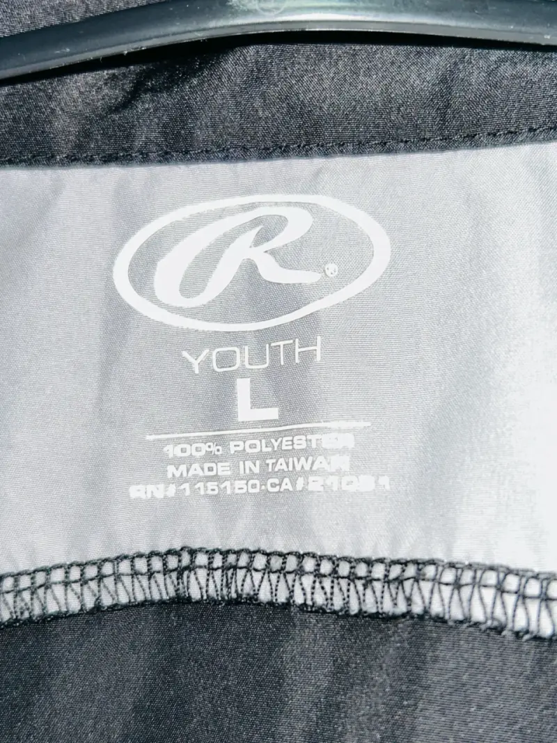 Chaqueta deportiva Rawlings Spitfires negra y gris - 2