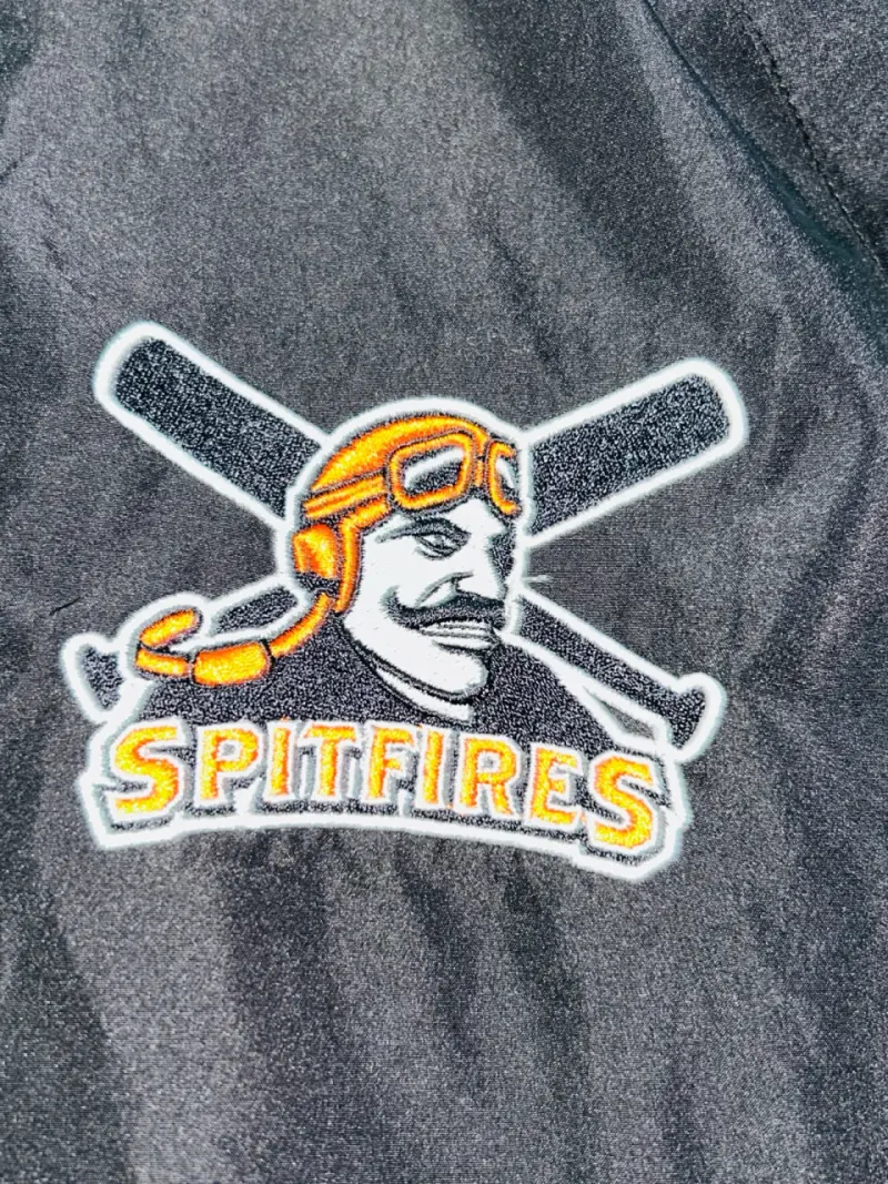 Chaqueta deportiva Rawlings Spitfires negra y gris - 3