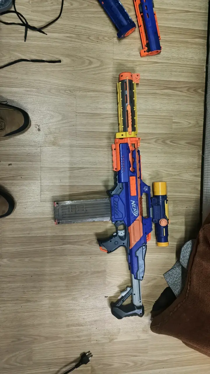 Juguete nerf lanza dardos - 1