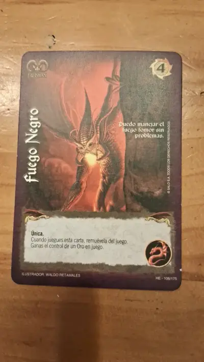 Cartas de Juego Talisman Colección Fuego Negro - miniatura 1