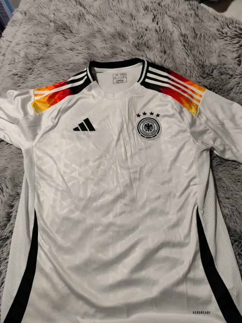 Camiseta de fútbol Alemania Adidas blanca - 1
